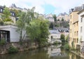 assic view of the famous old town of Luxembourg City Royalty Free Stock Photo