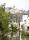 assic view of the famous old town of Luxembourg City Royalty Free Stock Photo