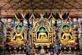 `Assignment Devil of the details` Statues and intricate carvings at Golden Temple, Kushalnagar India