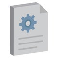 Assignment, management Isolated isolated vector icon which can easily modify which can easily modify or edit Royalty Free Stock Photo