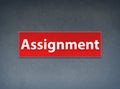 Assignment Red Banner Abstract Background