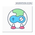 Assimilation color icon