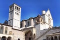 Assisi, the Basilica of San Francesco Royalty Free Stock Photo