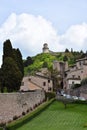 Assisi and the castle Rocca Maggiore