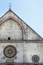 Assisi Cathedral San Rufino. Italy church.