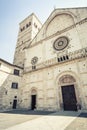 Assisi Cathedral San Rufino. Italy church