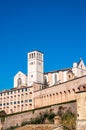 Assisi, Italy. Medieval city famous all over the world. Royalty Free Stock Photo