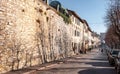 Assisi, Italy. Medieval city famous all over the world. Royalty Free Stock Photo