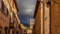 Assisi historic center in Umbria