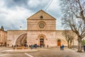 Exterior view of the Basilica of Saint Clare, Assisi, Italy Royalty Free Stock Photo
