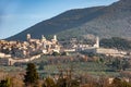 Assisi, Italy. Medieval city famous all over the world. Royalty Free Stock Photo
