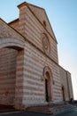 Assisi, Italy. Medieval city famous all over the world. Royalty Free Stock Photo