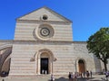 Assisi, Italy, one of the most beautiful small town in Italy. The cathedral of Saint Claire