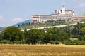 Assisi, Italy. View of the Basilica of San Francesco. Royalty Free Stock Photo