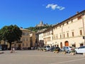 Assisi, Italy. Views of the streets of the old city center, a Unesco world heritage Royalty Free Stock Photo