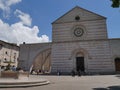 Assisi - St. Chiara church Royalty Free Stock Photo