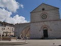 Assisi - St. Chiara church Royalty Free Stock Photo