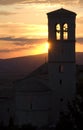 Assisi sunset Royalty Free Stock Photo