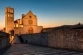 Assisi (Umbria) Basilica di San Francesco Royalty Free Stock Photo