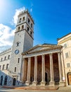 Assisi, Umbria, Italy - tower and Minerva temple