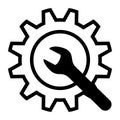 Assistance, settings, troubleshooting and repair icon