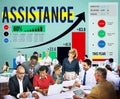 Assistance Support Partnership Cooperation Help Concept Royalty Free Stock Photo