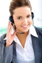 Assistant operator Royalty Free Stock Photo