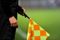 Assistant referee in action Royalty Free Stock Photo