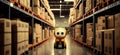 Assistant robots for warehouses and logistics.Generative AI