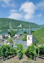 Assmannshausen in Rheingau,Hesse,Rhine River,Germany Royalty Free Stock Photo