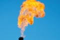 Combustion of associated petroleum gas.