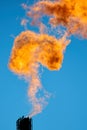 Combustion of associated petroleum gas.