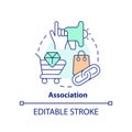 Association concept icon Royalty Free Stock Photo