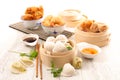Assorted asian cuisine,food Royalty Free Stock Photo