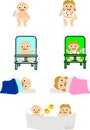 Assorted Baby Belly Buddies Royalty Free Stock Photo
