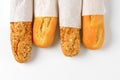 Assorted baguettes Royalty Free Stock Photo