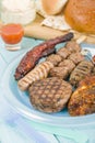 Assorted Barbequed Meat Royalty Free Stock Photo