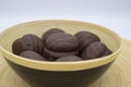 Assorted Belgian Chocolates in a Bowl