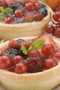 Assorted berries pie.