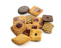 Assorted biscuits Royalty Free Stock Photo