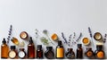 Assorted Bottles of Various Items on Display Royalty Free Stock Photo