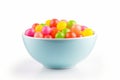 Assorted Bowl colorful candies. Generate Ai