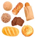 Assorted bread Royalty Free Stock Photo