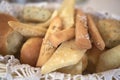 Assorted bread basket Royalty Free Stock Photo