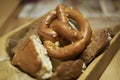 Assorted bread basket Royalty Free Stock Photo