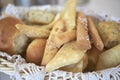 Assorted bread basket Royalty Free Stock Photo