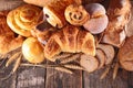 Assorted bread and pastry Royalty Free Stock Photo