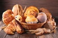 Assorted bread and pastry Royalty Free Stock Photo
