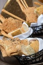 Assorted breads Basket Royalty Free Stock Photo