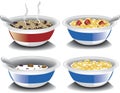 Assorted breakfast cereals Royalty Free Stock Photo